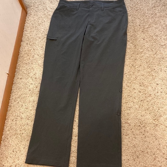 Eddie Bauer Womens Gray Roll Up Hiking Pants Sz 10